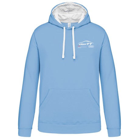 Sweat capuche contrastée Homme Audi