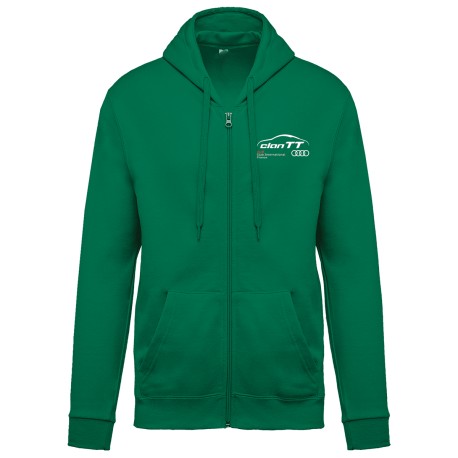 Sweat zippé capuche Unisexe Audi