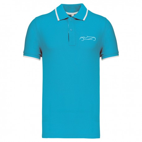 Polo contrasté Plain Femme Morgan – Morgan