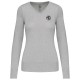 Pull col V femme MG