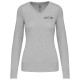 Pull col V femme MG