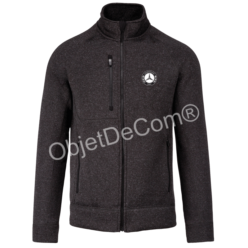 Veste zippée chinée Homme Mercedes