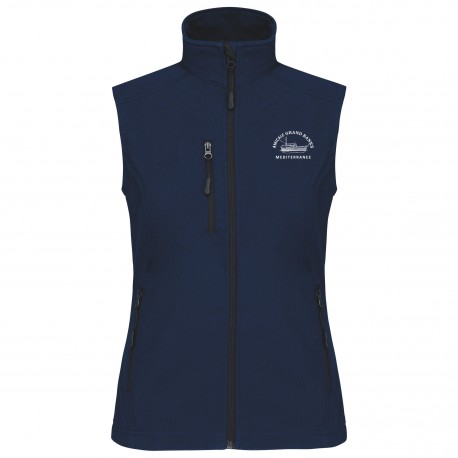 Bodywarmer Softshell Femme AGBM – Amicale Grand Banks